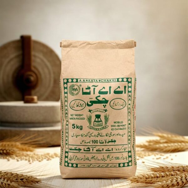 AAA Chakki Atta 5kg 100% Original